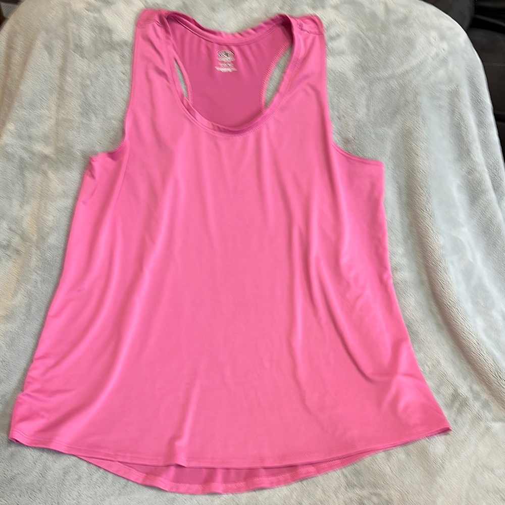 Athletic Works Pink Sleeveless Relaxed Tank Top
